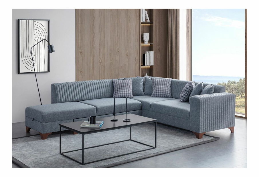 Rohová sedačka Westy (antracit) (P)