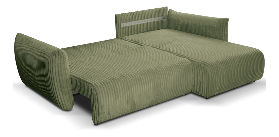 Rohová sedací souprava Alondra (olivová) (P)