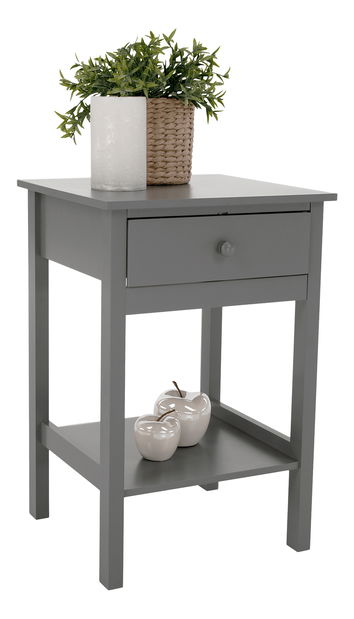 Noční stolek Meilani (šedá)