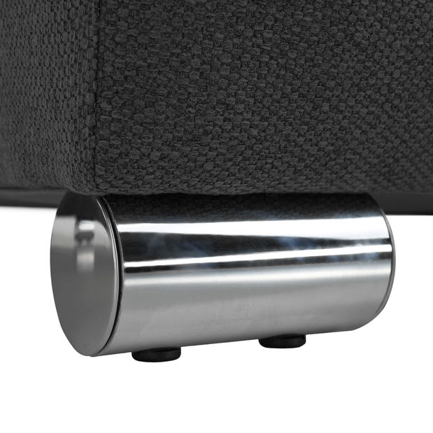 Rohová sedačka Davan (tmavě šedá) (P)