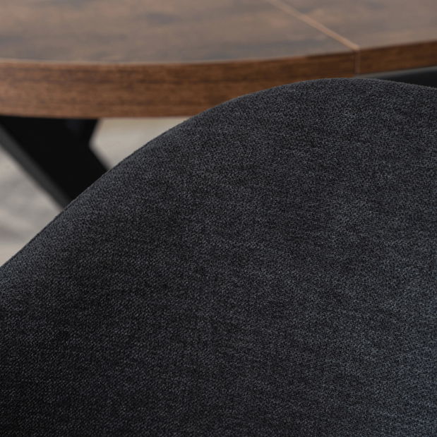  Jídelní židle Renuncio (černá + ořech)