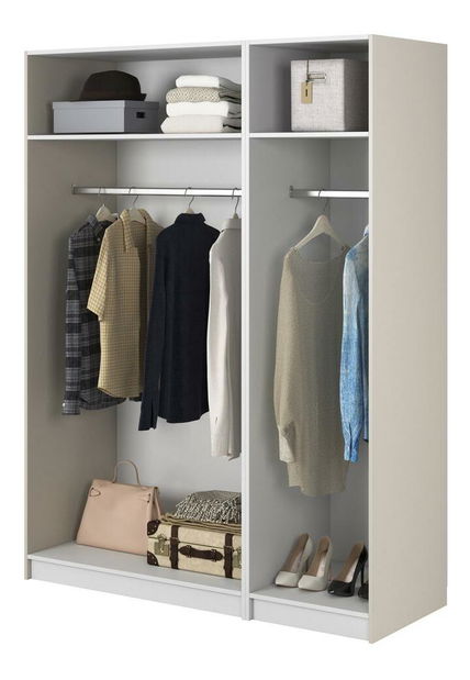 Šatní skříň Forry VII (sivobéžová)