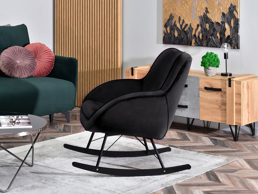 Relaxační křeslo Coccolisimo (černá)