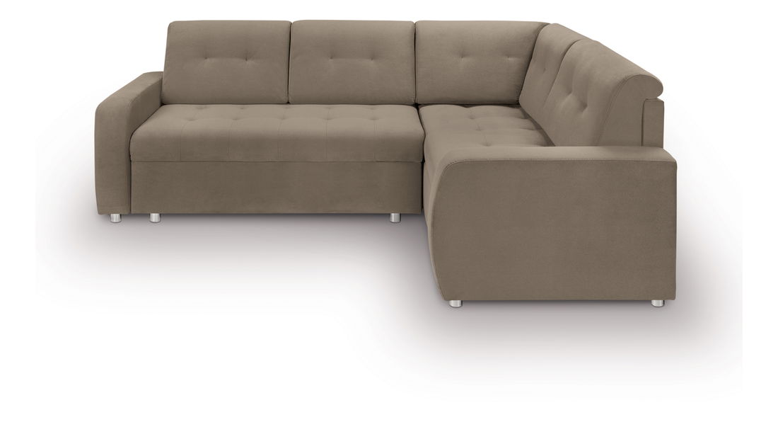 Rohová sedací souprava BRW Willy Lux 3DL RECBKMU (hnědá) (P)