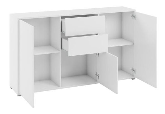 Komoda Alkyra K3D2SZ AK02 (bílá)