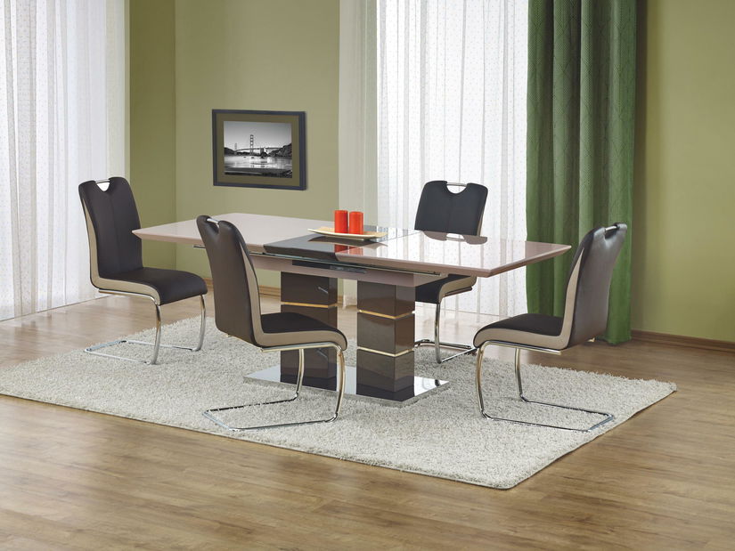 Jídelní stůl Gera (pro 6 až 8 osob) (popelavá + tmavý popel)