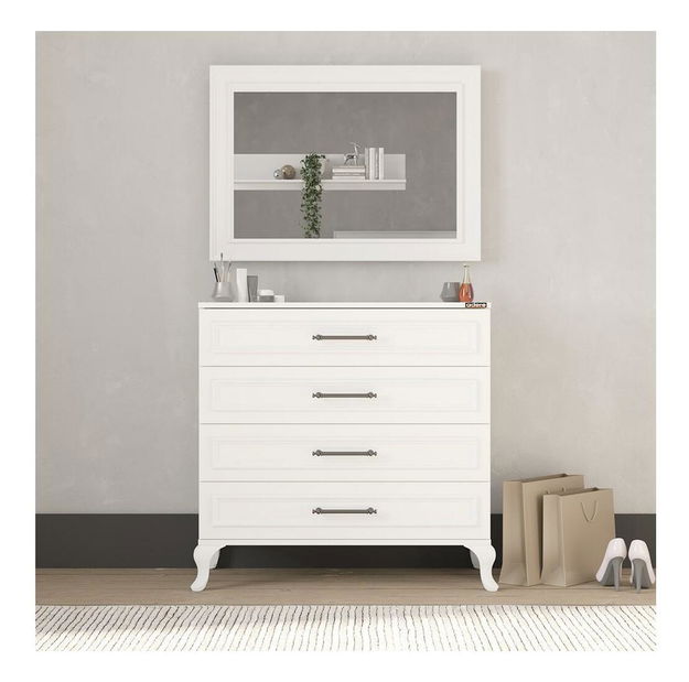 Komoda Seraphina 5 (bílá)