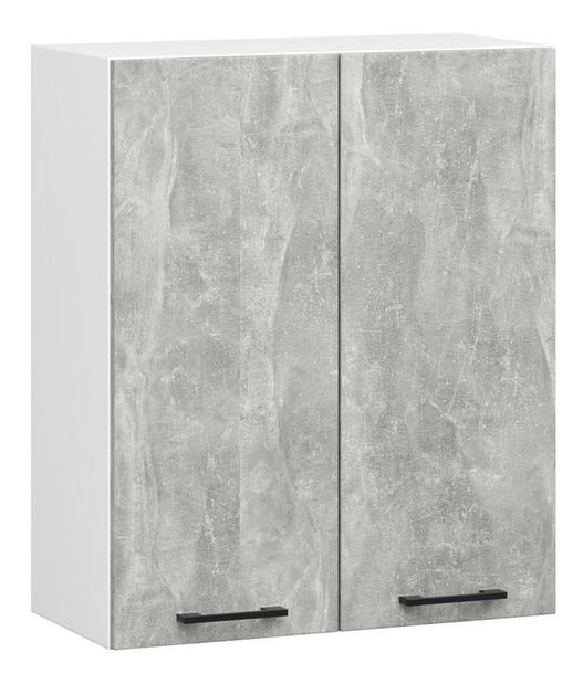 Kuchyňská sestava 240 cm Ozara II C (bílá + beton)