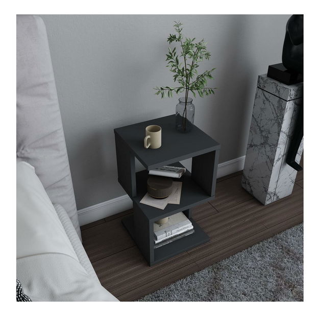 Noční stolek Caramello (antracit)