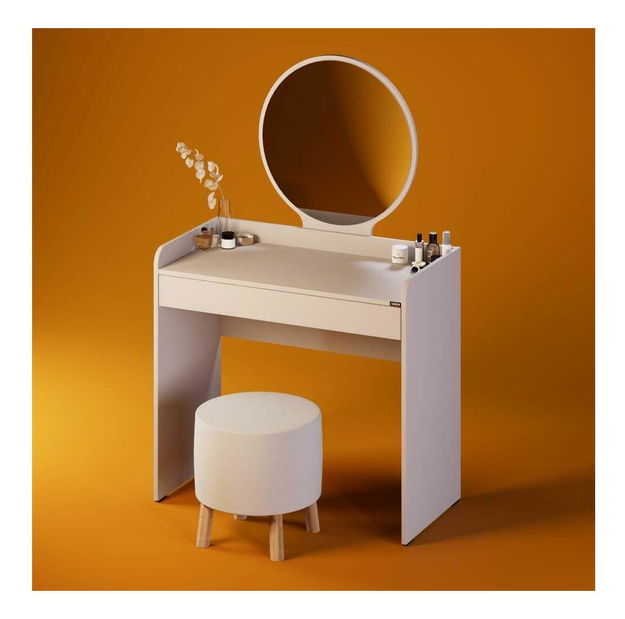 Toaletní stolek Trinity 1 (bílá) (se zrcadlem)