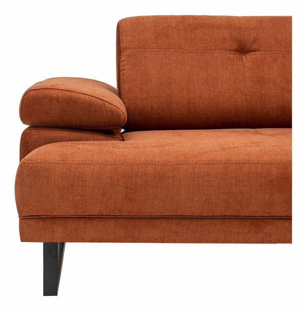Rohová sedací souprava Mussty (oranžová) (P)