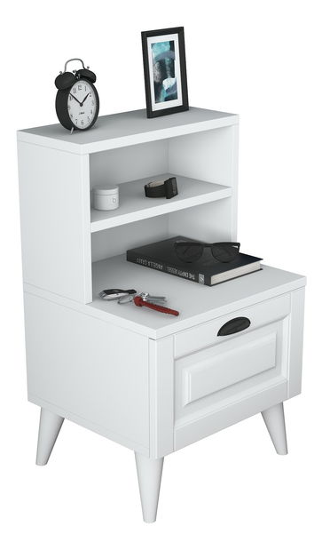Noční stolek Beddy (Bílá)