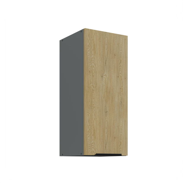 Horní kuchyňská skříňka Carminia 30 G-72 1F (dub cremona + antracit)