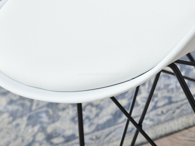 Židle Large Rod (bílá + černá)