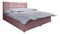 Manželská postel Boxspring 140 cm Fade 1 (růžová) (s matrací a úložným prostorem)