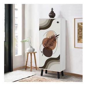 Botník (skříňka na boty) Beside 29 (bílá + černá)