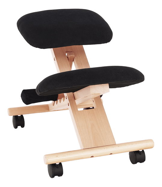 Ergonomická klekačka Gloire (černá + buk)