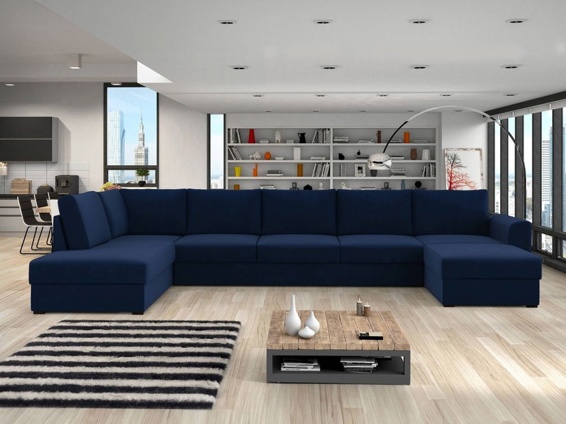 Rohová sedací souprava Celeste (bílá)