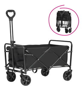 Zahradní vozík Karla (černá)