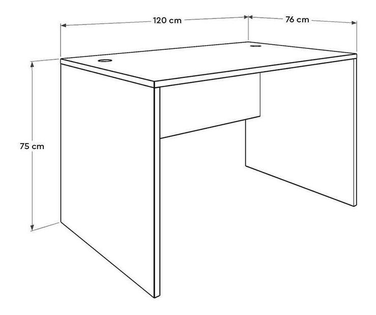PC stolek Calliope 4 (bílá)