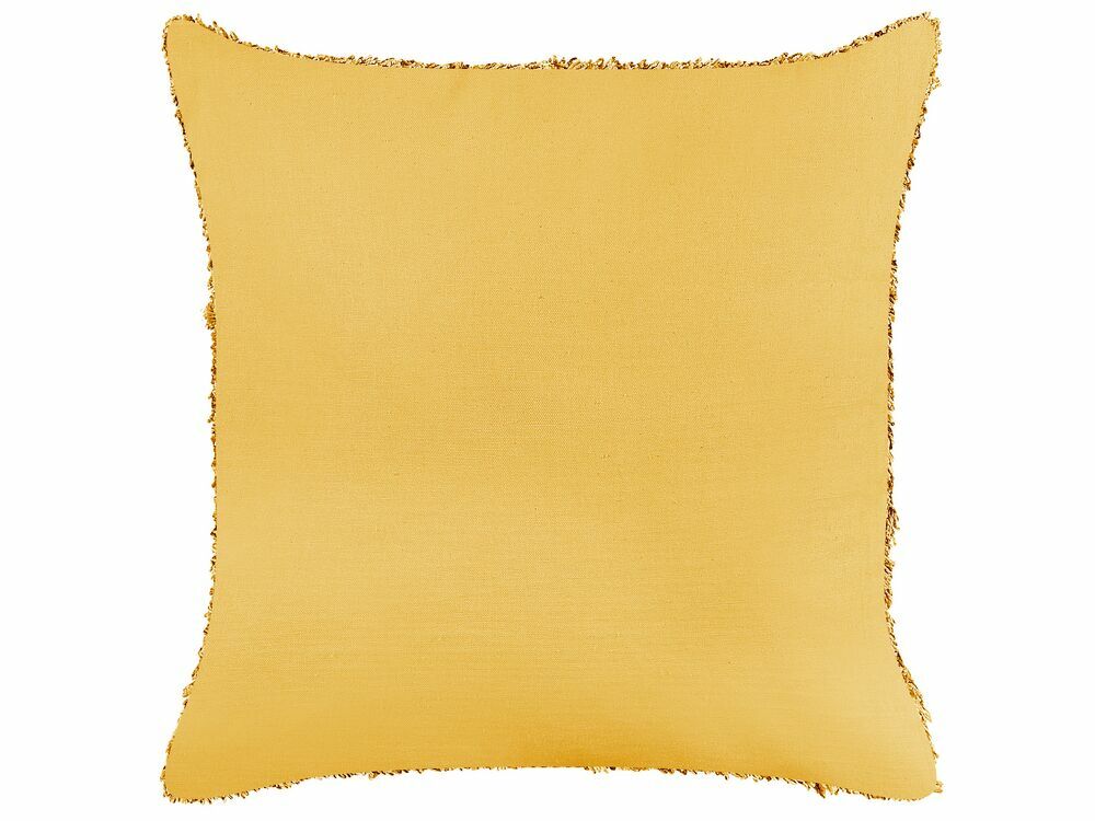 Sada 2 ozdobných polštářů 45 x 45 cm Rodeo (žlutá)