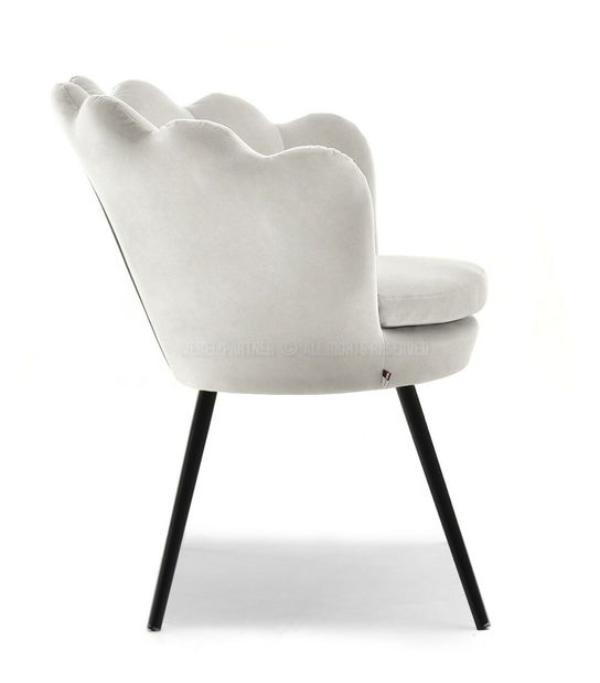 Křeslo Lasair (šedá + černá)