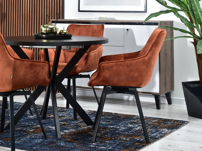 Židle Aranbura (měděná + zlatá)