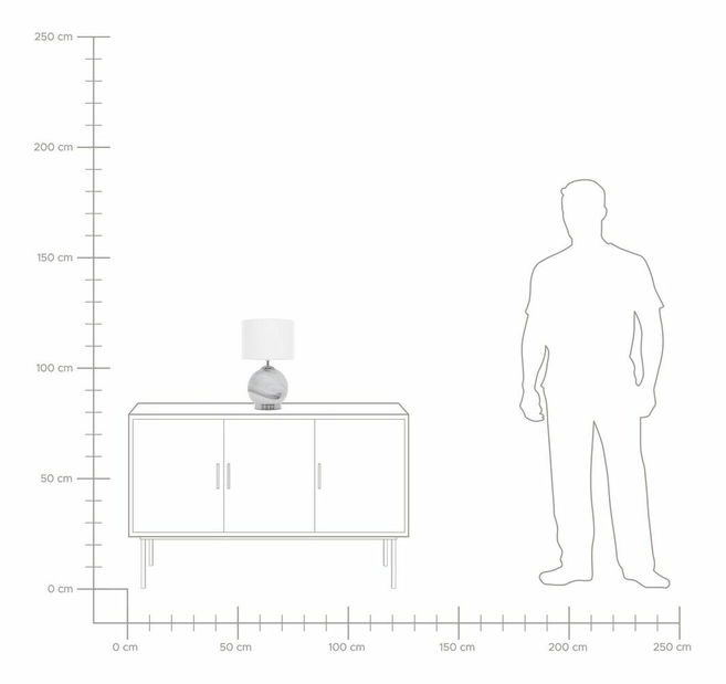 Stolní lampa Uruma (bílá)