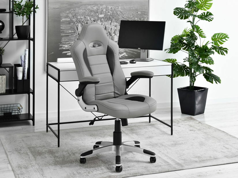 Herní židle Race (šedá)