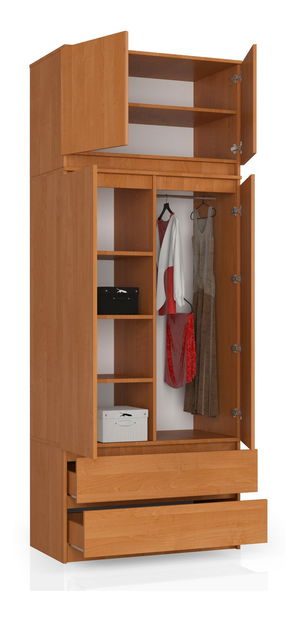 Šatní skříň Sagan (olše)