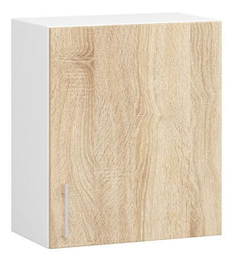Horní kuchyňská skříňka Lula w50 580 (bílá + dub sonoma)