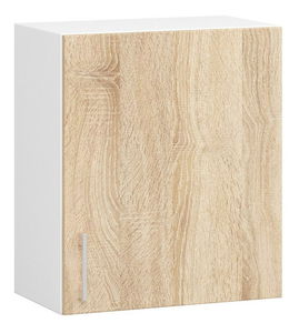 Horní kuchyňská skříňka Lula w50 580 (bílá + dub sonoma)