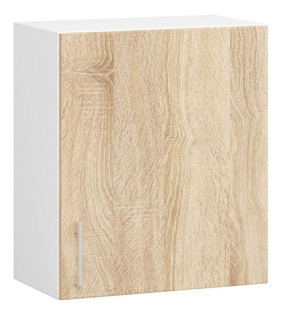 Horní kuchyňská skříňka Lula w50 580 (bílá + dub sonoma)
