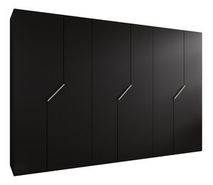 Šatní skříň Alaris 1 300 (černá + kašmír)