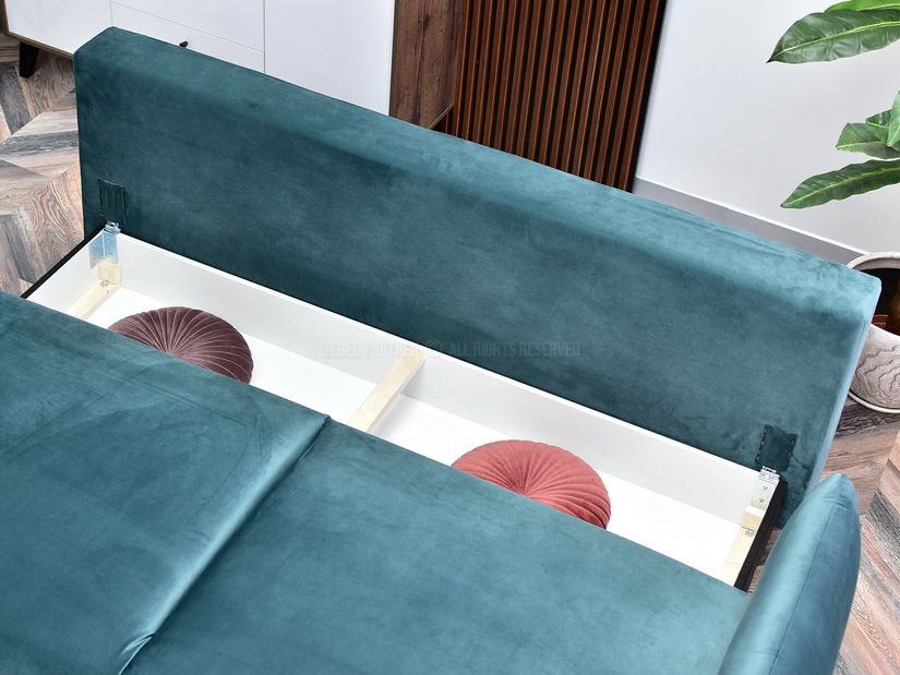 Pohovka dvousedačka Lasciare (černá)