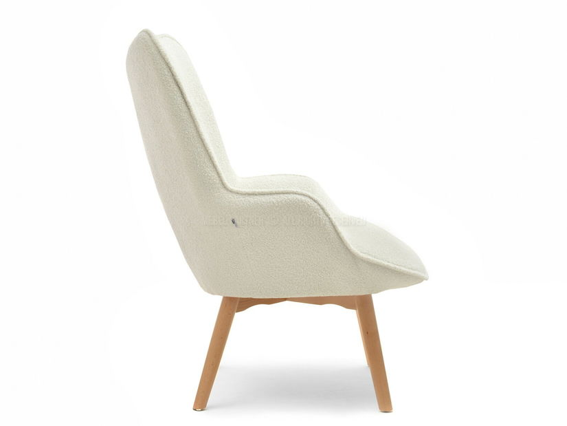 Křeslo Nutri (krémová + buk)