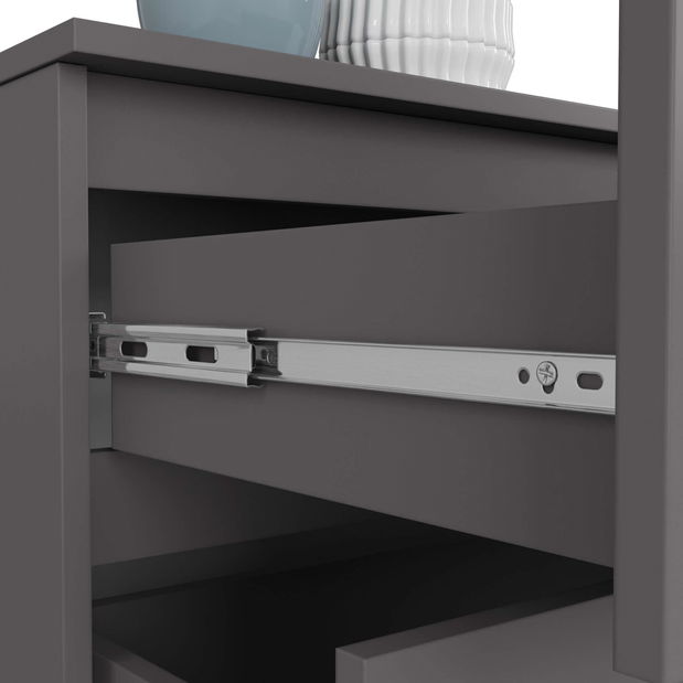 Komoda Kurtinaitis 4SZ (šedý grafit)