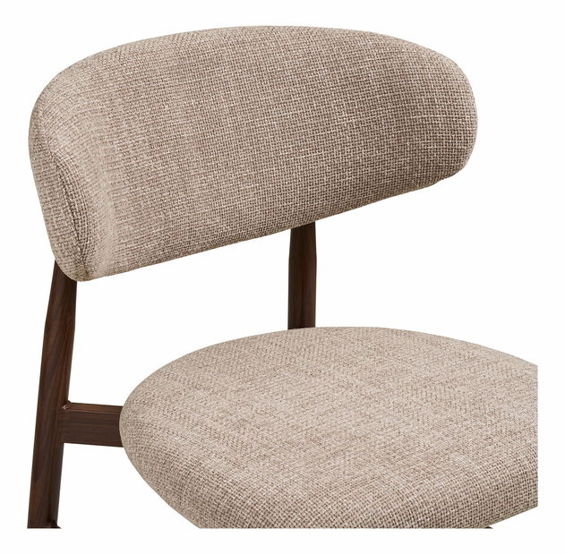 Barová židle Lsidinaina 2 (písková + ořech)