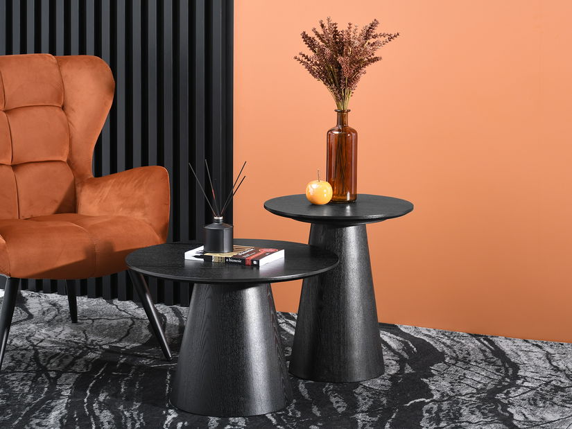 Konferenční stolek Otava 45 (černé dřevo + černá)