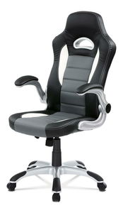 Herní křeslo Kilos (šedá + bílá + černá)