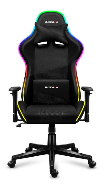 Herní křeslo Fusion 6.3 (černá + vícebarevná) (s LED osvětlením)