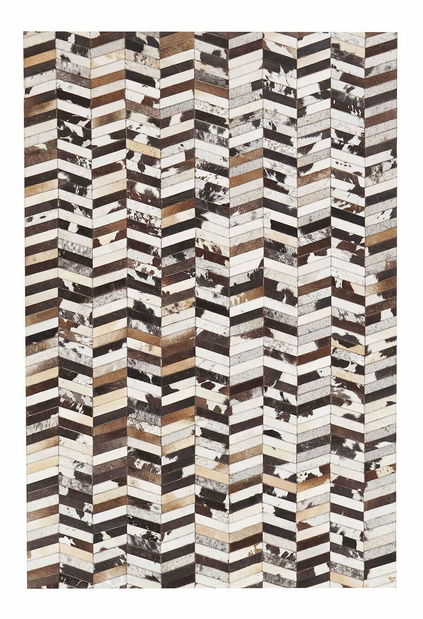 Koberec 160x230 cm ALYA (hnědá + krémová)