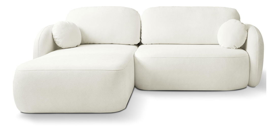 Rohová sedací souprava Onyx (bílá) (L)