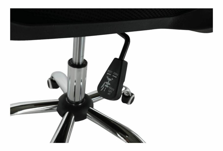 Kancelářská židle April (černá + oranžová)