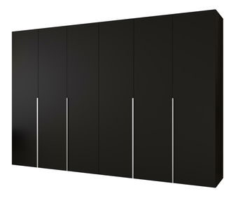 Šatní skříň 300 cm Alice 1 (černá + kašmír)