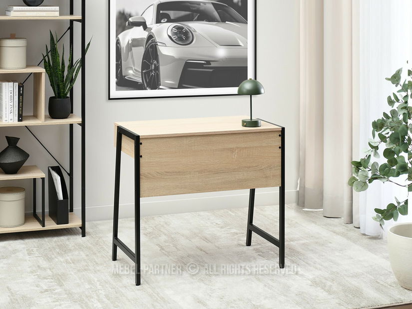 PC stolek Norsinimo (sonoma + černá)