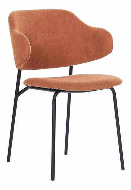 Set 2 ks jídelních židlí Kenza (oranžová)