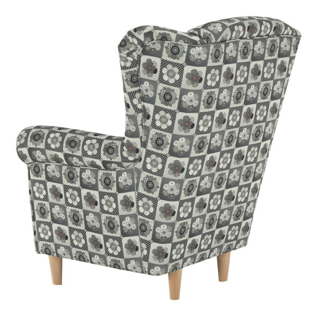 Křeslo ušák Charlie patchwork N1