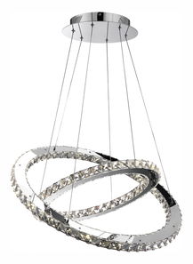 Závěsné svítidlo LED Marilyn 67032-60 (chrom + průhledná)