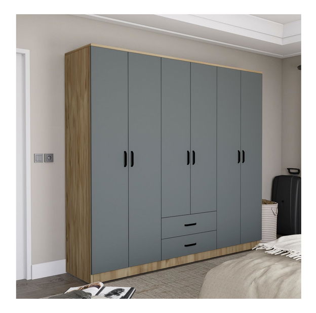 Šatní skříň Yamaha 65 (šedá bílá)